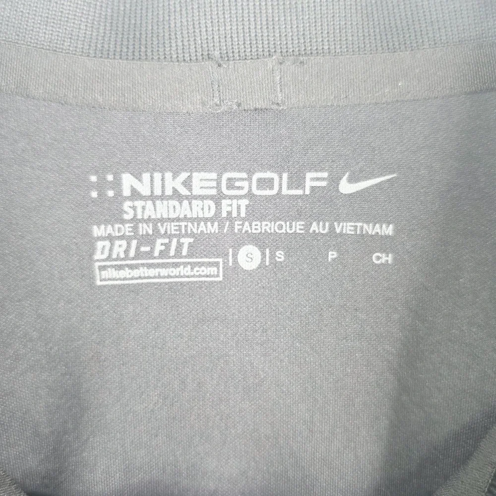 Wake Forest Demon Deacons Polo Shirt Mens Small Black Nike DriFIT Basketball